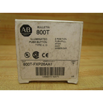 Allen Bradley 800T-FXP26AA1 PushPull Operator 800TFXP26AA1