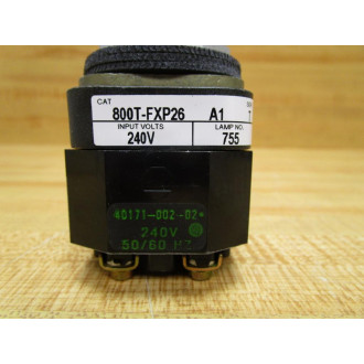 Allen Bradley 800T-FXP26AA1 PushPull Operator 800TFXP26AA1