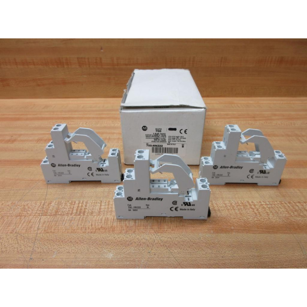 Allen Bradley 700-HN222 Relay Socket 700HN222 (Pack of 3)