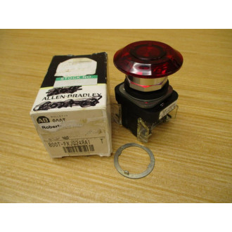 Allen Bradley 800T-FXJQ24RA1 Button 800TFXJQ24RA1 W 800T-XA1 & 800T-Blank