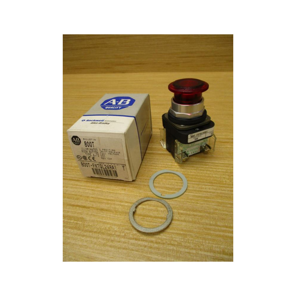 Allen Bradley 800T-FXTQL24RA1 Button W LED Module