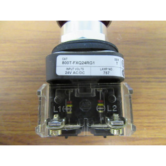 Allen Bradley 800T-FXQ24RG1 PushPull 800TFXQ24RG1 800T-N332 & 800T-XA - New No Box