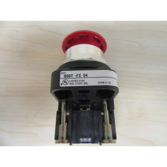 Allen Bradley 800T-FXD4 Red Button 800TFXD4 Red W800T-XD4