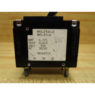 Heinemann AM2-Z141-5 0.375A Circuit Breaker Switch AM2-A3-A - New No Box