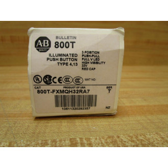 Allen Bradley 800T-FXMQH32RA7 PushPull Operator 800TFXMQH32RA7