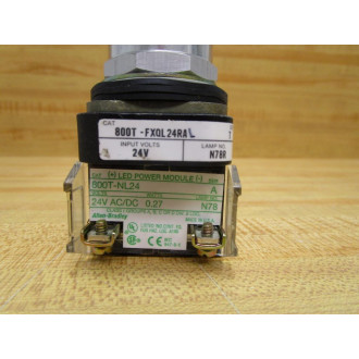 Allen Bradley 800T-FXQL24RA1 PushPull Button 800T-XA - New No Box