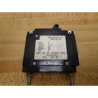 Heinemann AM1-Z174-18 5A Circuit Breaker Switch AM1-B1-A - New No Box