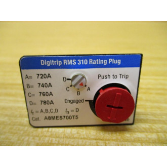 Eaton A8MES700T5 Cutler-Hammer Rating Plug