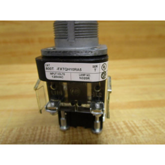 Allen Bradley 800T-FXTQH10RA5 Push Button 800TFXTQH10RA5 Red Cap