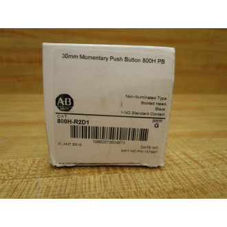 Allen Bradley 800H-HR2D1 Push Button Black