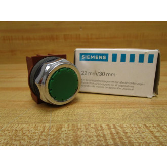 Siemens 3SB1100-0AE51 Push Button 3SB11000AE51 Green