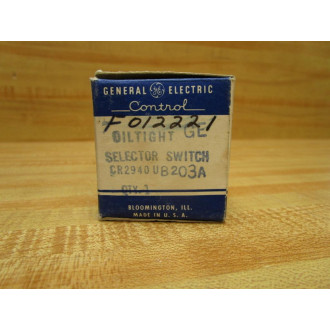 General Electric CR2940UB203A GE Selector Switch