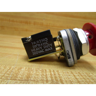 Allen Bradley 800T-D6M Push Button 800TD6M Red