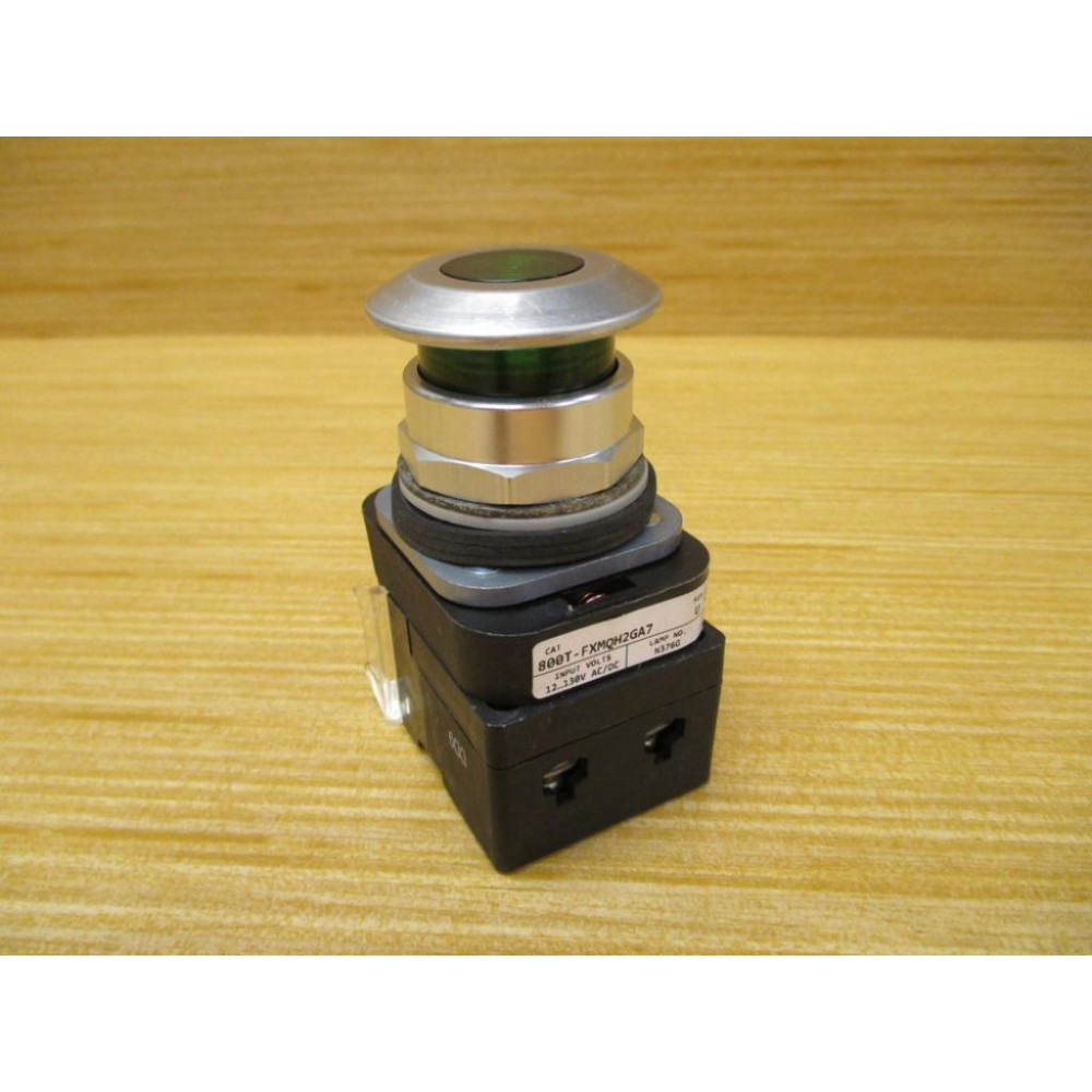 Allen Bradley 800T-FXMQH2GA7 Green Push-Pull Device - New No Box Allen Bradley 800T-FXMQH2GA7 Green Push-Pull Device - New No Box