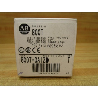 Allen Bradley 800T-QA12G Push Button 800T-QA12 w800T-XA & 800T-Blank