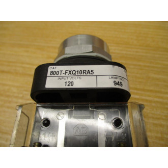 Allen Bradley 800T-FXQ10RA5 Illum. Push Button 800TFXQ10RA5 - New No Box
