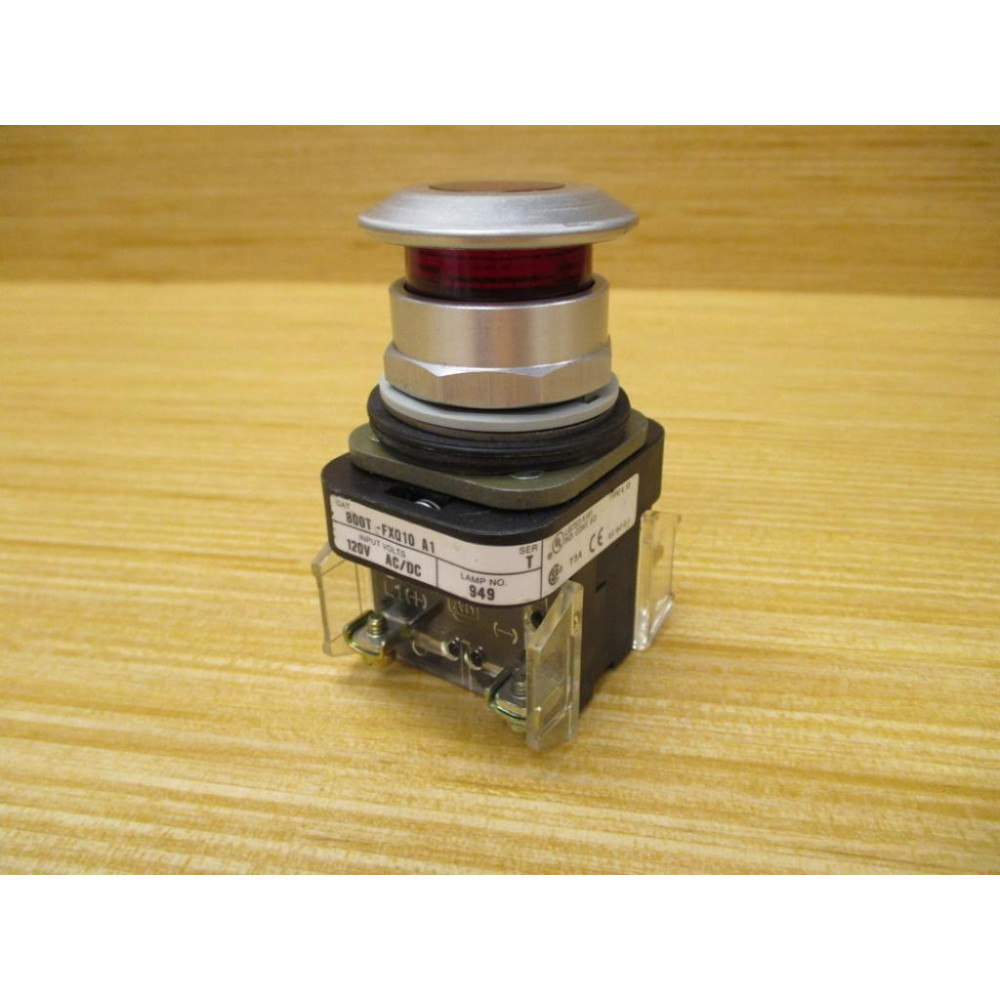 Allen Bradley 800T-FXQ10A1 Push Button Red - New No Box