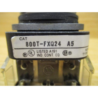 Allen Bradley 800T-FXQ24A5 Amber Button - New No Box