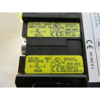Allen Bradley 800TC-FX6A5S PushPull Operator 800TCFX6A5S Red