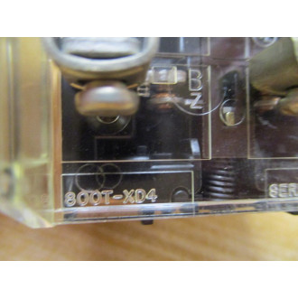 Allen Bradley 800T-FX6A5 Push-Pull Button Red, SER. N W(2) 800T-XD4