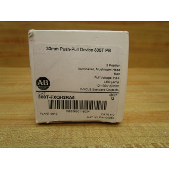 Allen Bradley 800T-FXQH2RA5 Red Button