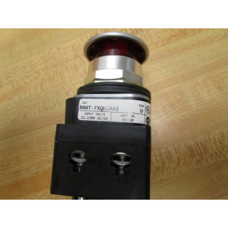 Allen Bradley 800T-FXQH2RA5 Red Button