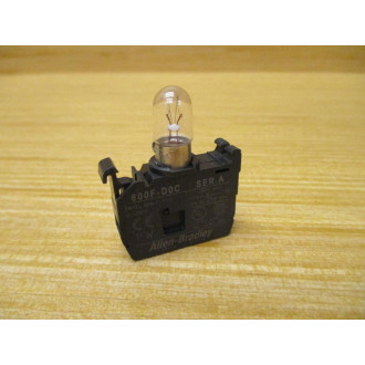 Allen Bradley 800F-D0C Contact Block 800F-DOC W Bulb - New No Box