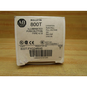 Allen Bradley 800T-FXQ24RA5 Push Button 800TFXQ24RA5