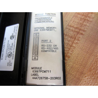 GEFanuc IC697PCM711W PCM Coprocessor - Used