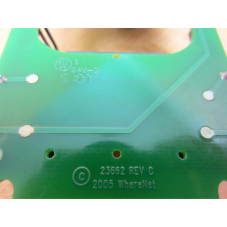 WhereNet 23662 Circuit Board wDisplay - Used