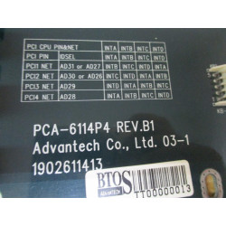 Advantech PCA-6114P4 Backplane Board Rev. B1 - Used
