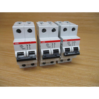 ABB S202 K8A 8A Circuit Breaker S202K8A (Pack of 3) - Used