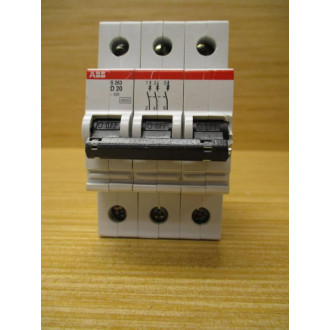 ABB S263 D20 20A Circuit Breaker S263D20 - Used