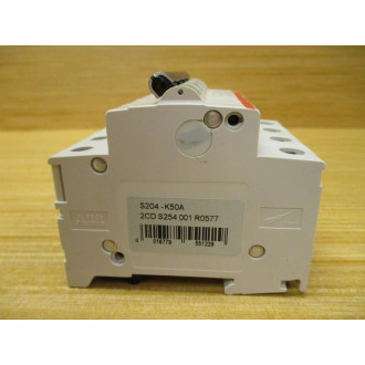 ABB S204 K50A 50A Circuit Breaker S204K50A - Used