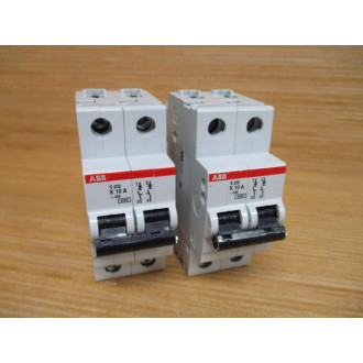 ABB S202 K10A 10A Circuit Breaker S202K10A 400V (Pack of 2) - Used