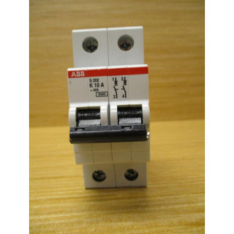 ABB S202 K10A 10A Circuit Breaker S202K10A (Pack of 2) - Used