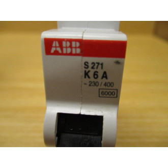 ABB S271 K6A 6A Circuit Breaker S271K6A (Pack of 5) - Used