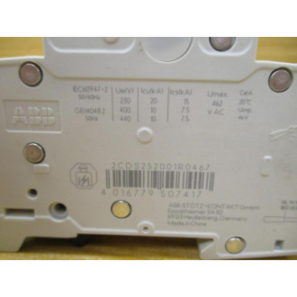 ABB S 202 K 16A Circuit Breaker  S202-K16A 440VAC - Used