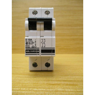 ABL Sursum 2DU10 10A Circuit Breaker D10A (Pack of 2) - Used
