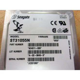 Seagate 9C4011-026 3.5" Hard Drive ST31055N - Used