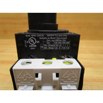 Baco 172000 Disconnect Switch WHandle & Knob - New No Box