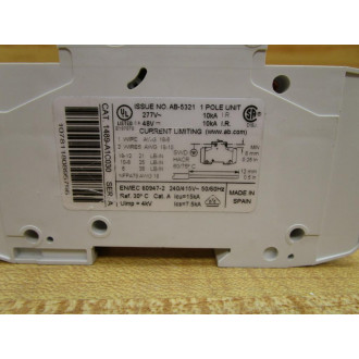 Allen Bradley 1489-A1C030 3A Circuit Breaker AB-5321 - New No Box