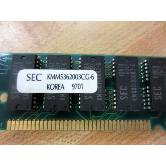 Samsung KMM5362003CG-6 Fast Page DRAM Module - Used