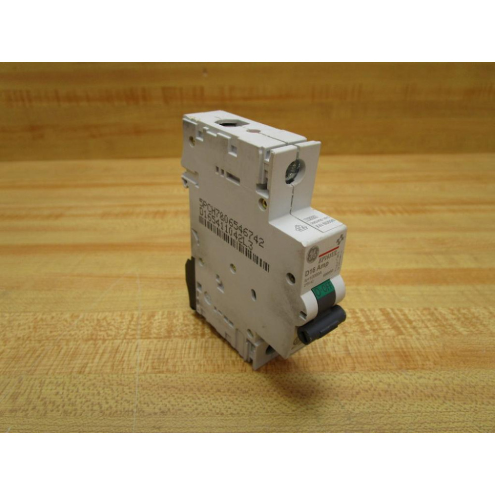 General Electric EP101UL D16 GE 16A Circuit Breaker EP101ULD16 - Used
