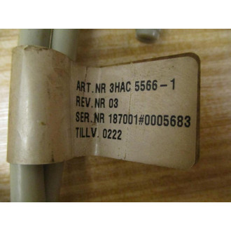 ABB 3HAC 5566-1 Robot Controller Drive System Cable 3HAC55661 - Used
