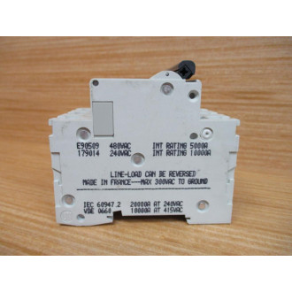 Merlin Gerin 24540 Square D Breaker 16A MG24540 Schneider WO DIN Clips - Used