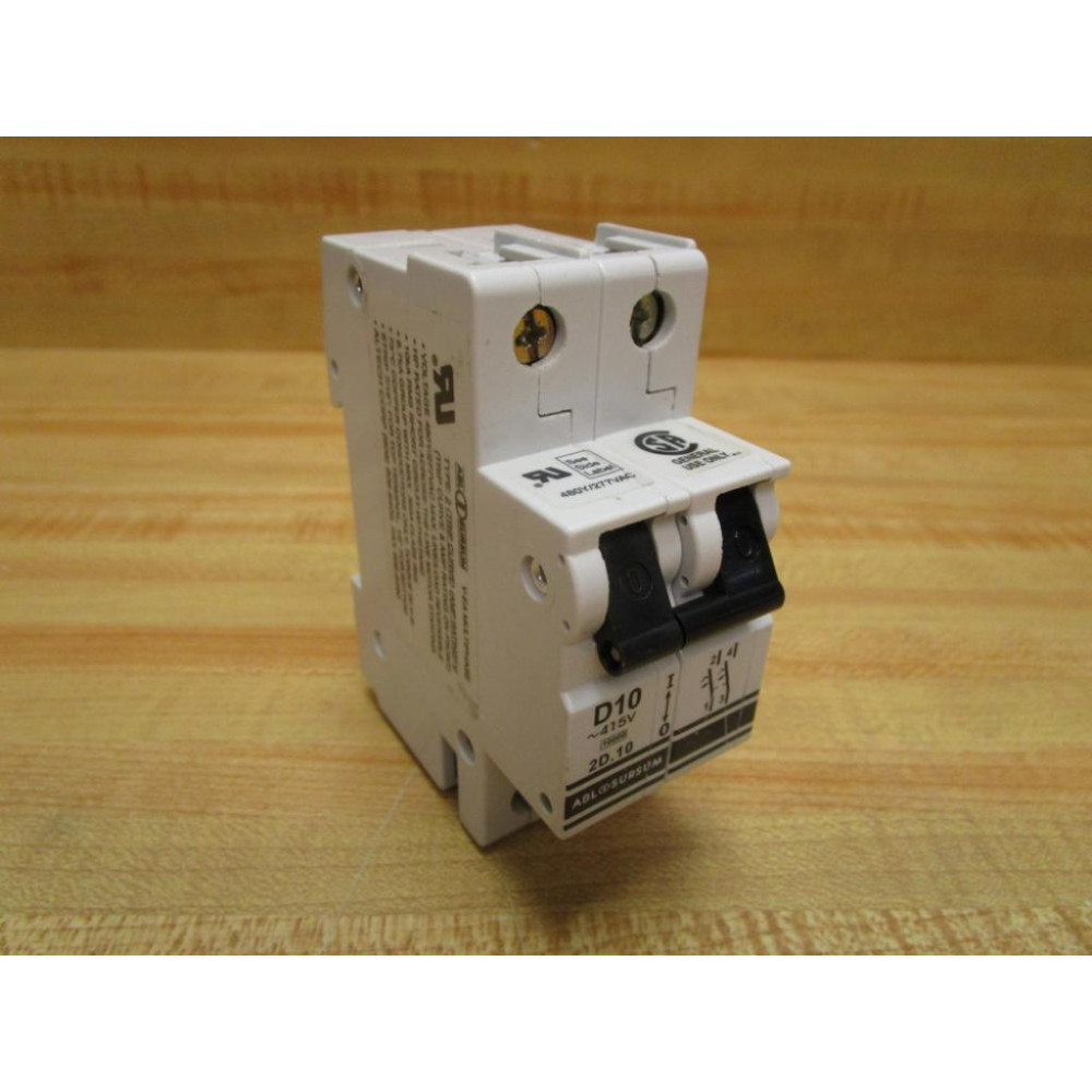 ABL Sursum 2D.10 10A Circuit Breaker D10 - Used