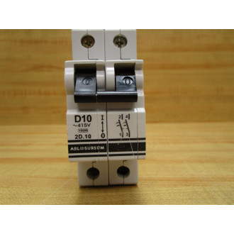 ABL Sursum 2D.10 10A Circuit Breaker D10 - Used