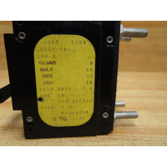 Airpax UPL11-1R0-188-3 10A Circuit Breaker UPL111R01883 - Used