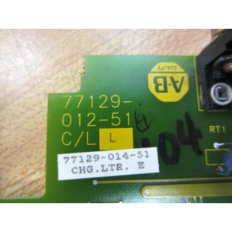 Allen Bradley 77129-012-51 Circuit Board 77129-014-51 77129-014-52 - Used